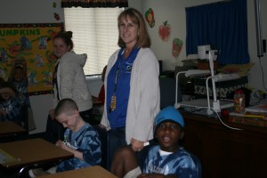 Teacher Andrea Kennedy left a private school for Pepin, where small classes allow her to work more closely with students. 