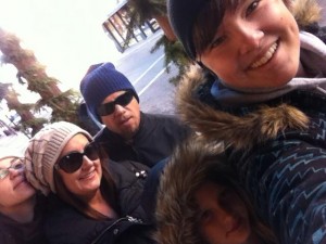 Willow Tufano, far right, with her mom and dad, and sisters. PHOTO provided by family.