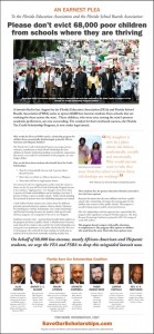 Save Our Scholarships Ad