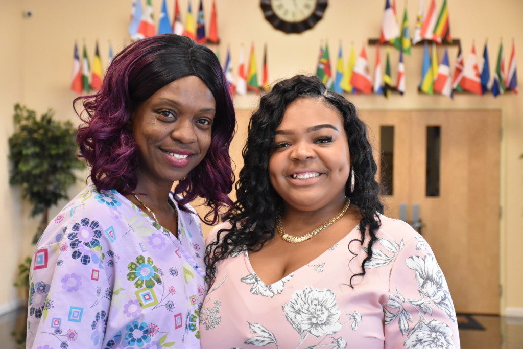 Sheila James and Adaijah Jackson